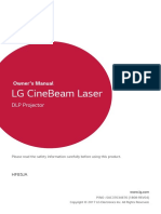 LG Cinemabeam Owners Manual