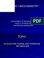 Biomedic I-Biochemistry: Department of Biochemistry. Faculty of Medicine Universitas Hasanuddin