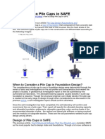 Pilecap Design in SAFE