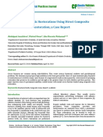 Anterior Esthetic Restorations Using Direct Composite Restoration A Case Report