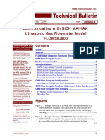 Communicating With SICK MAIHAK Ultrasonic Gas Flowmeter Model Flowsic600