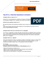 Top 24 C Interview Questions PDF