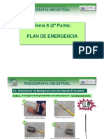 Curso de Gammagrafía y Radiografía Industrial - TEMA 06 - Plan de Emergencia PARTE II PDF