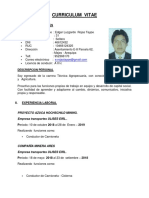 CV Edgar Rojas Taype