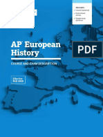 Ap European History Course and Exam Description