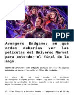 Avengers Endgame