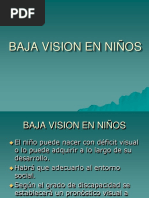 Baja Vision en Niños