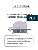 Sliding Gate Manual