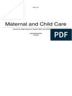 Maternal and Child Care