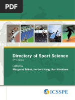 2013 Directory of Sport Science 6th Edition PDF