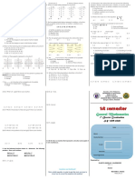 Gen Math 1ST Quarter Exam