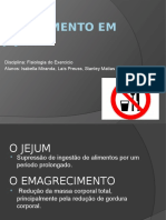 Treinamento em Jejum