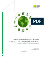 Análisis y Evaluación de PP - ODS - 12. Producción y Consumo Responsable