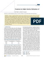 Process of P-Xylene Production by Highly Selective Methylation of Toluene PDF