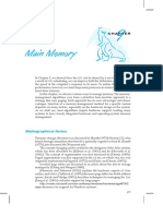 Main Memory: Bibliographical Notes