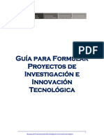 Guia Minedu - Proyectos Investigacion Innovacion Tecnologica PDF