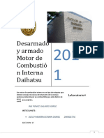 Desarmado y Armado Motor de Combustió N Interna Daihatsu