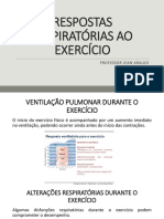 Respostas Respiratórias Ao Exercício