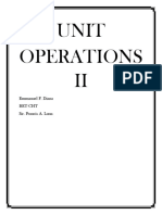 Unit Operations II: Emmanuel F. Diana Bet-Cht Sir. Francis A. Luna