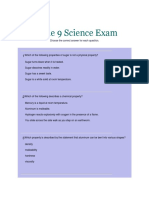 Science Quiz Be Reviewer