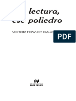 La Lectura Ese Poliedro. Victor Fowler Calzada