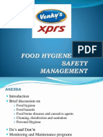 Food Hygiene and Safety Management