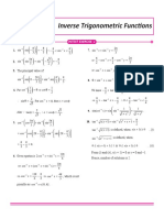 Mathematics Inverse Trigonometry