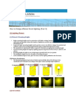 How To Design Efficient Street Lighting - (Part-3)