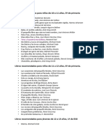 Libros Verano Listado PDF