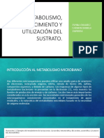 3.4 Metabolismo, Crecimiento y Utilización Del Sustrato.