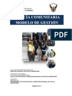 Policia Comunitaria Modelo de Gestion Febrero 2014 Ultimo