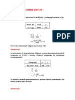 Regla de Tres Simple Directa n1111