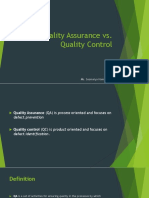 Quality Control Vs Quality Assurance