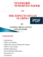 Standard Review/Survey Paper: The Effects of Gas Flaring