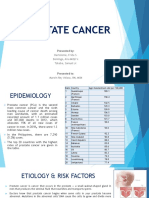 Prostate Cancer: Bartolome, Frida S. Domingo, Aira Mitzi V. Tababa, Samuel JR