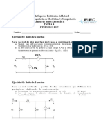 Ejercicios Redes de Dos Puertos y Estabilidad de Funciones.