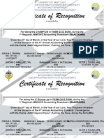 Certificates