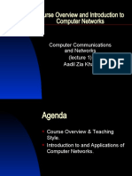 Course Overview and Introduction To Computer Networks