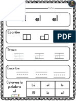 Actividades Palabras de Alta Frecuencia PDF