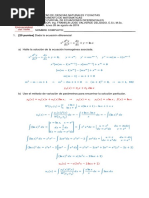 Ejercicios Univalle (Ecuaciones Diferenciales)