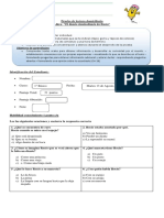 Prueba de El Diente Desobediente de Rocío