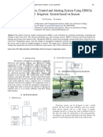 Water Level Monitor Control and Alerting System Using GSM in Dams and Irrigation System Based On Season PDF