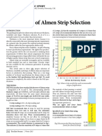 Principles of Almen Strip Selection: Academic Study