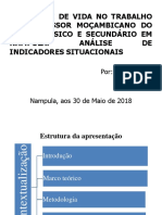 Estudos Sobre QVT em Professsores Moçambicanos