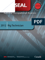 National Occupational Analysis: Rig Technician 2012