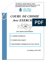 Chimie1an06 Cours - Exercices Kouachi PDF