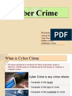 Cyber Crime Cyber Crime: Presented By: Presented by