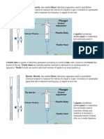 Burette. Burette, Also Spelled Buret, Laboratory Apparatus Used in Quantitative