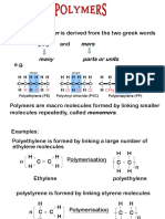 Polymer Poly Mers Parts or Units Many: Definition