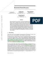 Recurrent Neural Processes: Preprint. Under Review